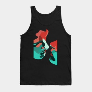 Human Love Design Tank Top